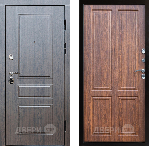 Входная металлическая Дверь Престиж Классика Венге Премиум Орех светлый в Старой Купавне