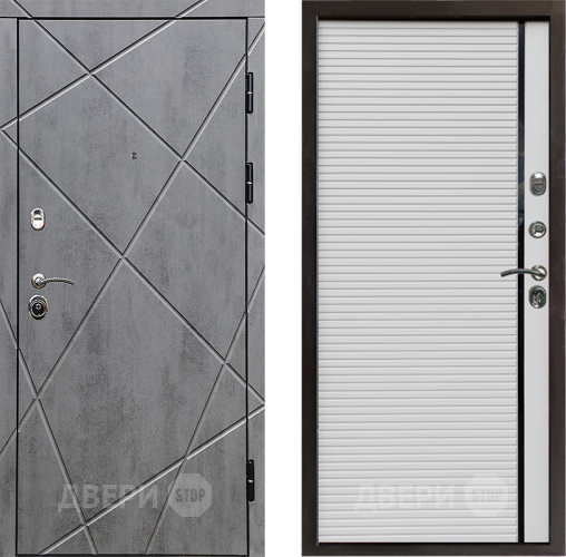 Входная металлическая Дверь Престиж Лучи Porte Белый в Старой Купавне