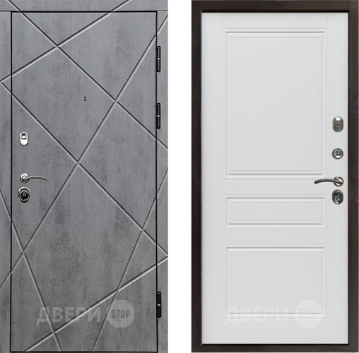 Входная металлическая Дверь Престиж Лучи Классика Лиственница белая в Старой Купавне