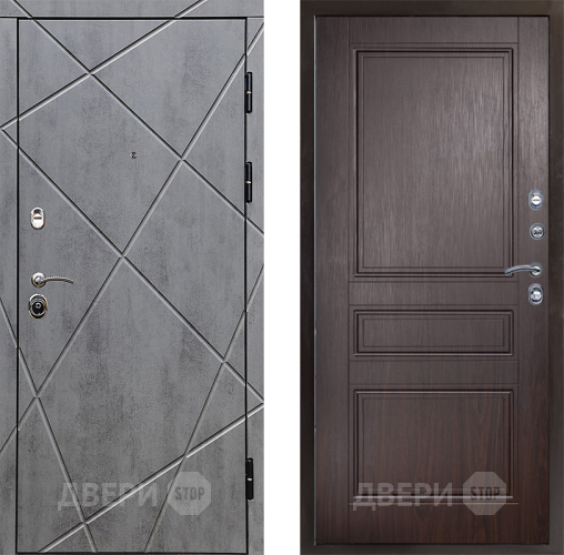 Входная металлическая Дверь Престиж Лучи Классика Венге в Старой Купавне