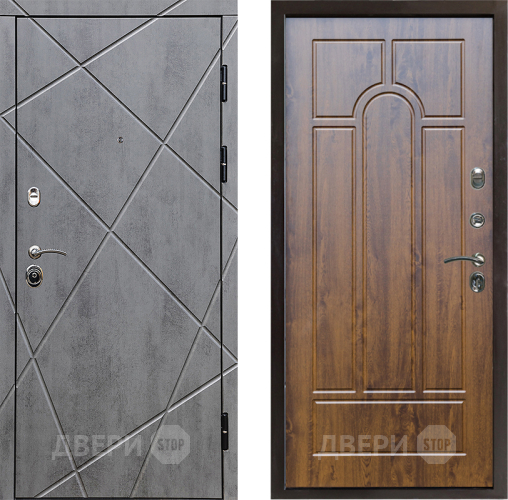 Входная металлическая Дверь Престиж Лучи Арка Дуб в Старой Купавне