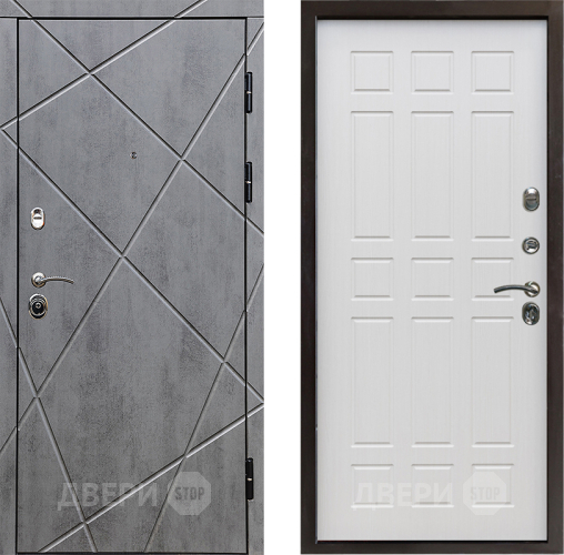 Входная металлическая Дверь Престиж Лучи Спарта Лиственница белая в Старой Купавне