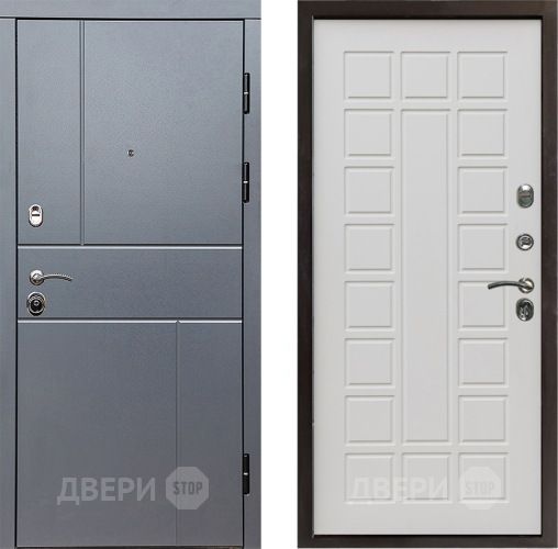 Входная металлическая Дверь Престиж Горизонт Грэй Престиж Бежевый мат в Старой Купавне