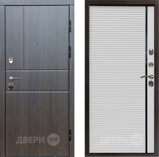 Входная металлическая Дверь Престиж Горизонт Венге Porte Белый в Старой Купавне