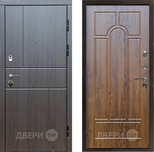 Входная металлическая Дверь Престиж Горизонт Венге Арка Дуб в Старой Купавне