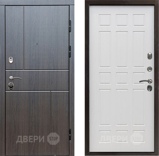 Входная металлическая Дверь Престиж Горизонт Венге Спарта Лиственница белая в Старой Купавне