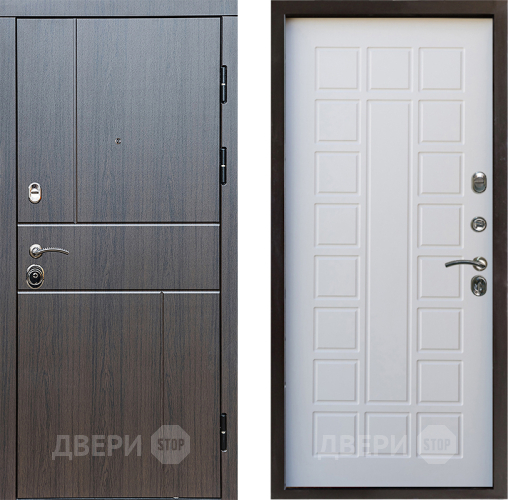 Входная металлическая Дверь Престиж Горизонт Венге Престиж Белое дерево в Старой Купавне