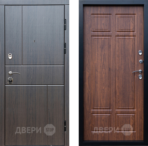 Входная металлическая Дверь Престиж Горизонт Венге Премиум Орех темный в Старой Купавне
