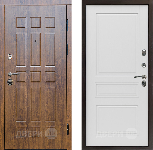 Входная металлическая Дверь Престиж Стандарт Классика Лиственница белая в Старой Купавне