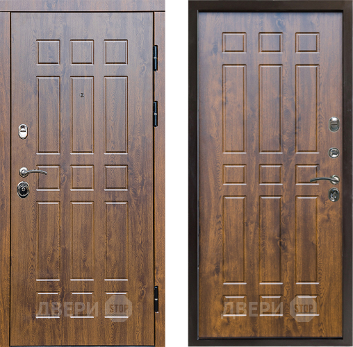 Входная металлическая Дверь Престиж Стандарт Спарта Дуб в Старой Купавне