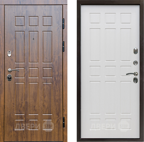 Входная металлическая Дверь Престиж Стандарт Спарта Лиственница белая в Старой Купавне