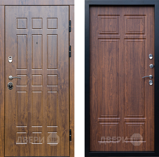 Входная металлическая Дверь Престиж Стандарт Премиум Орех темный в Старой Купавне