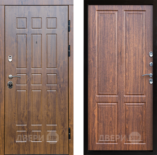 Входная металлическая Дверь Престиж Стандарт Премиум Орех светлый в Старой Купавне