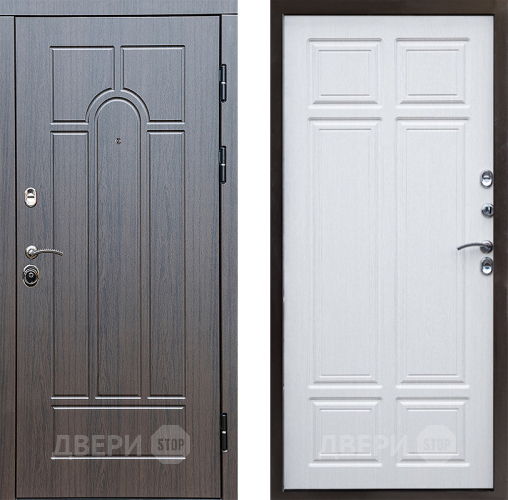 Входная металлическая Дверь Престиж Арка Премиум Лиственница белая в Старой Купавне