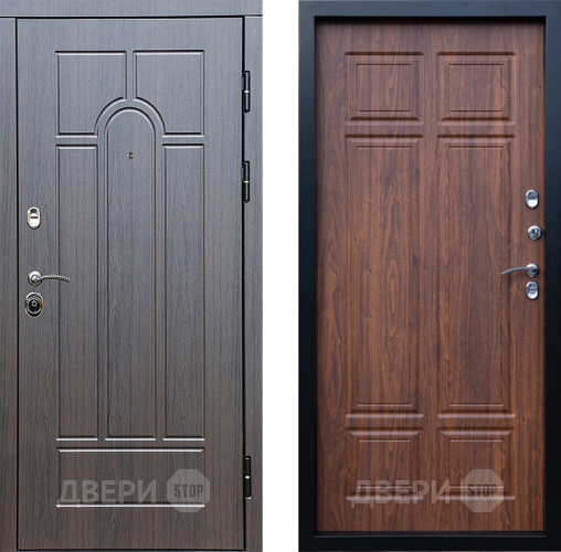 Входная металлическая Дверь Престиж Арка Премиум Орех темный в Старой Купавне