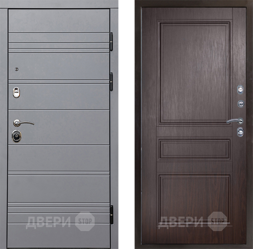 Входная металлическая Дверь Престиж Линия Грэй Классика Венге в Старой Купавне
