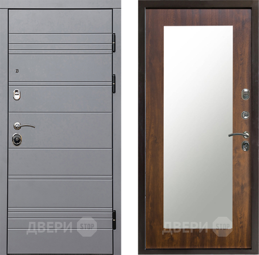 Дверь Престиж Линия Грэй Зеркло Пастораль Дуб в Старой Купавне