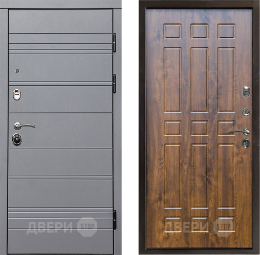 Входная металлическая Дверь Престиж Линия Грэй Спарта Дуб в Старой Купавне