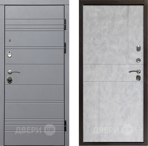 Дверь Престиж Линия Грэй Горизонт Бетон светлый в Старой Купавне