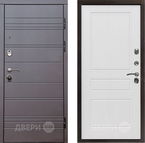 Дверь Престиж Линия Браун Классика Белое дерево в Старой Купавне