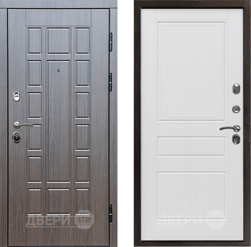 Входная металлическая Дверь Престиж Престиж Классика Белое дерево в Старой Купавне