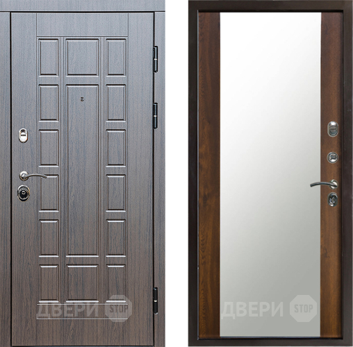 Входная металлическая Дверь Престиж Престиж Зеркало Дуб в Старой Купавне