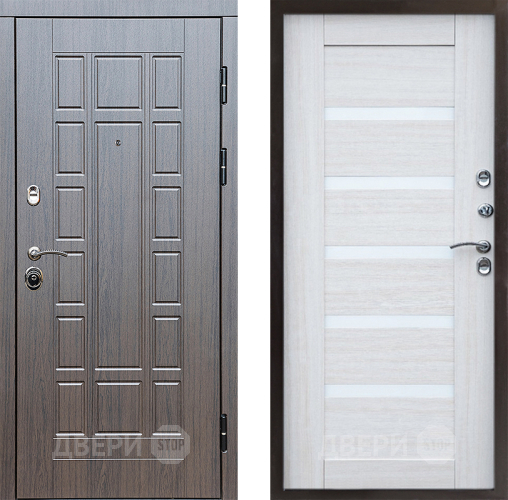 Входная металлическая Дверь Престиж Престиж Царга Лиственница белая в Старой Купавне