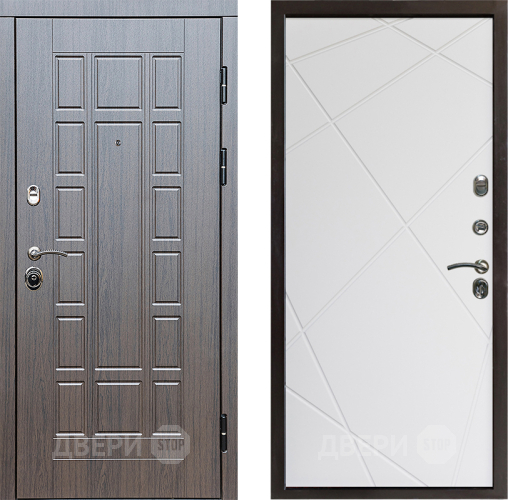 Входная металлическая Дверь Престиж Престиж Лучи Бетон белый в Старой Купавне