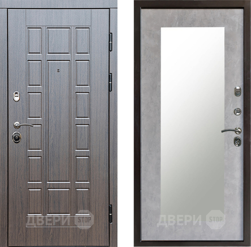 Дверь Престиж Престиж Зеркло Пастораль Бетон светлый в Старой Купавне