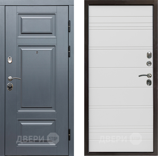 Входная металлическая Дверь Престиж Премиум Line Белый в Старой Купавне