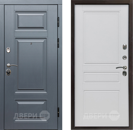 Входная металлическая Дверь Престиж Премиум Классика Белый матовый в Старой Купавне