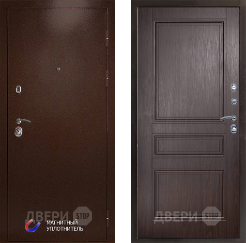 Входная металлическая Дверь Престиж Медь Классика Венге в Старой Купавне