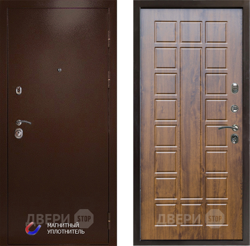 Входная металлическая Дверь Престиж Медь Престиж Дуб в Старой Купавне