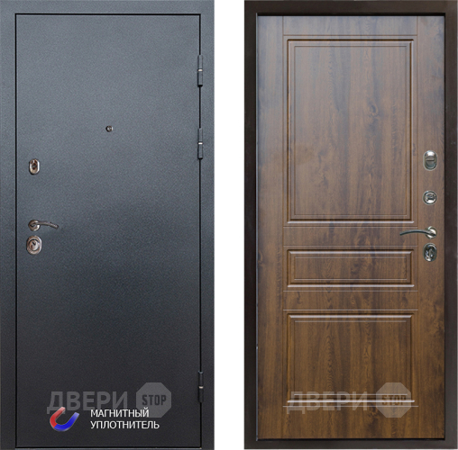 Входная металлическая Дверь Престиж Графит Классика Дуб в Старой Купавне