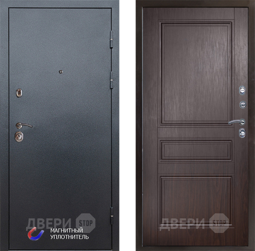 Входная металлическая Дверь Престиж Графит Классика Венге в Старой Купавне