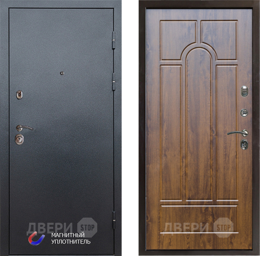 Входная металлическая Дверь Престиж Графит Арка Дуб в Старой Купавне