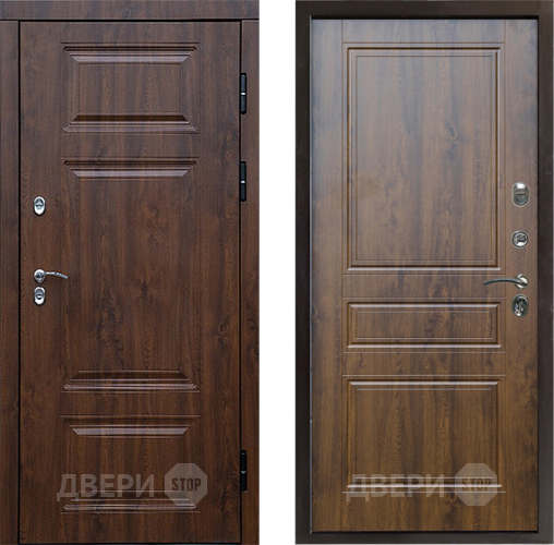 Входная металлическая Дверь Престиж TERMO с терморазрывом Премиум Орех Классика Дуб в Старой Купавне