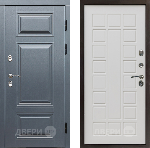 Входная металлическая Дверь Престиж TERMO с терморазрывом Премиум Грэй Престиж Бежевый мат в Старой Купавне