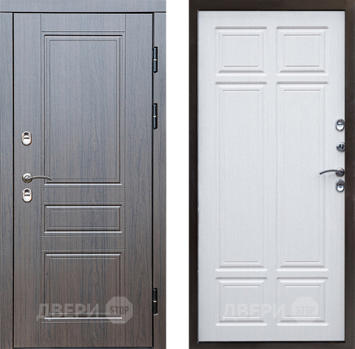 Входная металлическая Дверь Престиж TERMO с терморазрывом Классика Премиум Лиственница белая в Старой Купавне