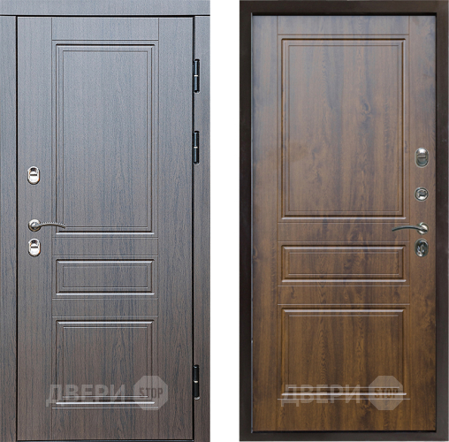 Входная металлическая Дверь Престиж TERMO с терморазрывом Классика Классика Дуб в Старой Купавне