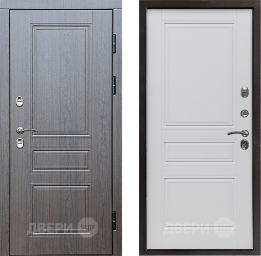 Входная металлическая Дверь Престиж TERMO с терморазрывом Классика Классика Белый матовый в Старой Купавне