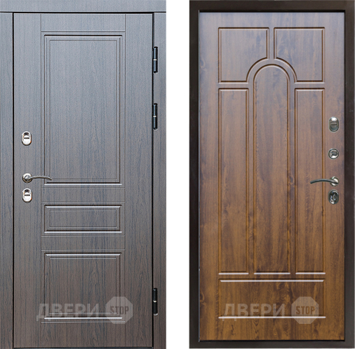 Входная металлическая Дверь Престиж TERMO с терморазрывом Классика Арка Дуб в Старой Купавне