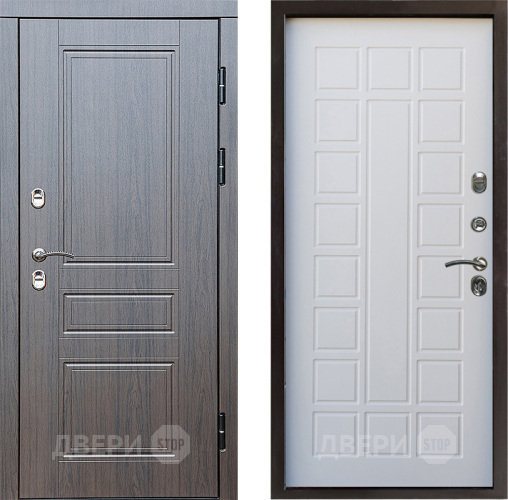 Входная металлическая Дверь Престиж TERMO с терморазрывом Классика Престиж Белое дерево в Старой Купавне