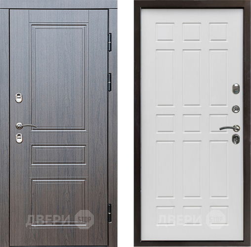 Входная металлическая Дверь Престиж TERMO с терморазрывом Классика Спарта Белое дерево в Старой Купавне