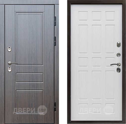 Входная металлическая Дверь Престиж TERMO с терморазрывом Классика Спарта Лиственница белая в Старой Купавне