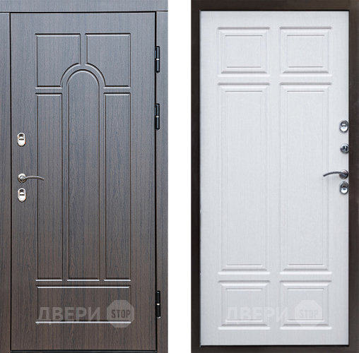 Дверь Престиж TERMO с терморазрывом Арка Премиум Лиственница белая в Старой Купавне