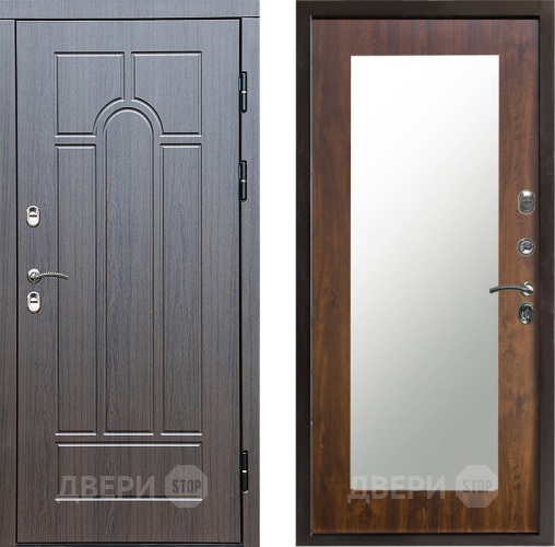 Дверь Престиж TERMO с терморазрывом Арка Зеркало пастораль Дуб в Старой Купавне