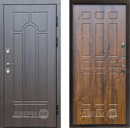 Входная металлическая Дверь Престиж TERMO с терморазрывом Арка Спарта Дуб в Старой Купавне