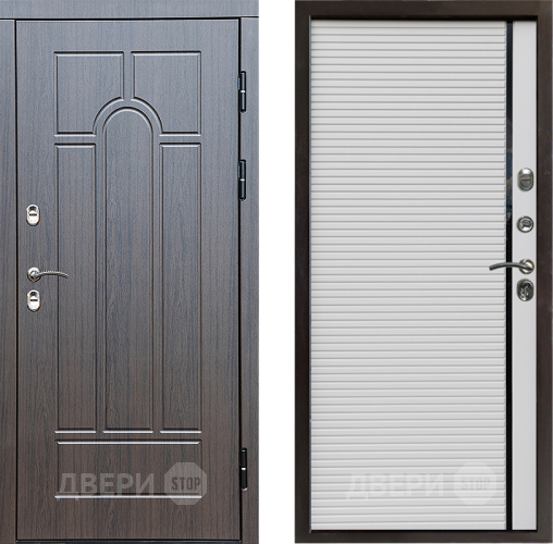 Входная металлическая Дверь Престиж TERMO с терморазрывом Арка Porte Белый в Старой Купавне