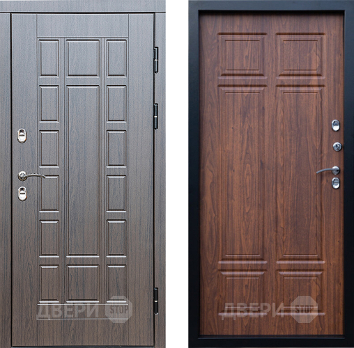 Входная металлическая Дверь Престиж TERMO с терморазрывом Престиж Премиум Орех темный в Старой Купавне